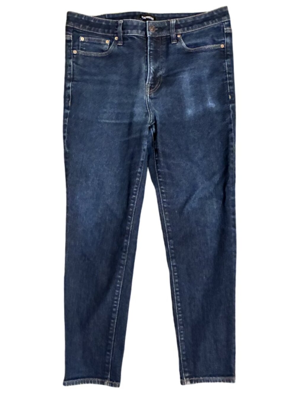 34x26*Express*Dark Wash Cropped Athletic Skinny Jeans (Tagged 33x30)